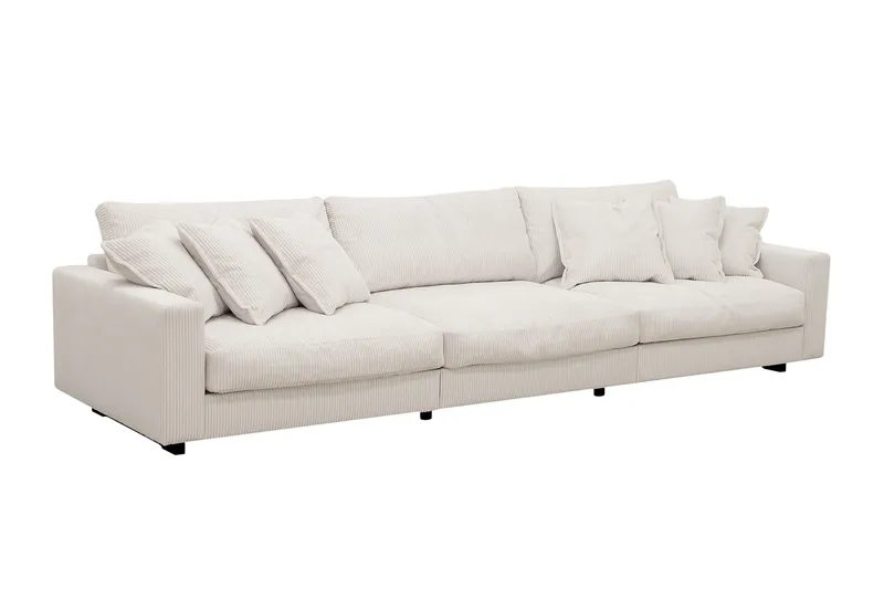 Valencia Soffgrupp Extra Djup 5-sits Soffa + Fotpall - Offwhite - Möbler - Soffa - Hörnsoffa