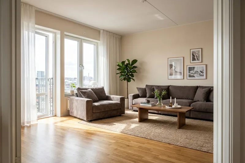 Valencia Soffgrupp Extra Djup 5-sits Soffa + Fåtölj - Taupe - Möbler - Soffa - Soffgrupp