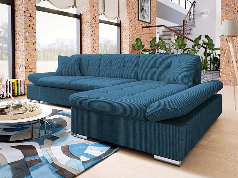 Vananda 3-sits Bäddsoffa med divan och förvaring - Möbler - Soffa - Hörnsoffa