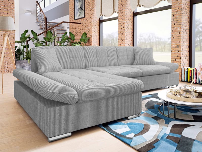 Vananda 3-sits Bäddsoffa med divan och förvaring - Möbler - Soffa - Hörnsoffa