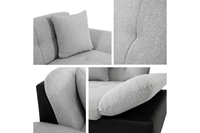 Vananda Soffa med Divan 3-sits - Orange - Möbler - Soffa - Divansoffor & schäslongsoffa