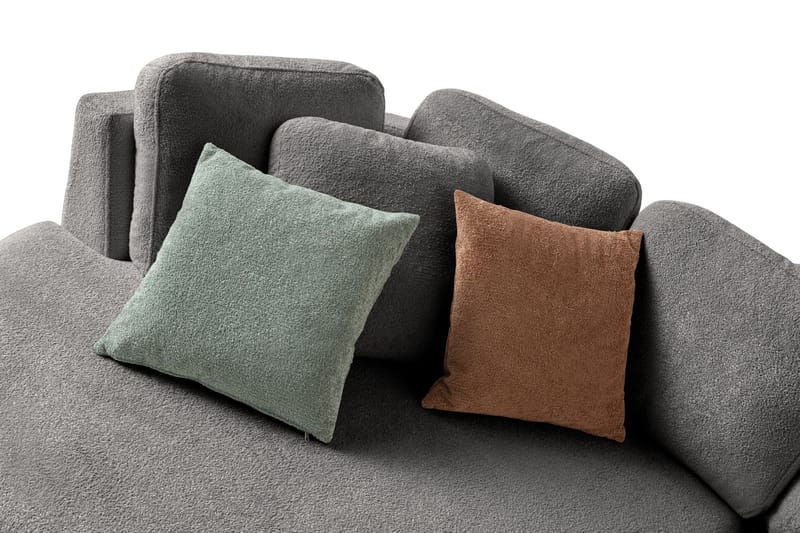 Venezia Hörnsoffa 310x75x105 cm - Antracitgrå - Möbler - Soffa - Hörnsoffa
