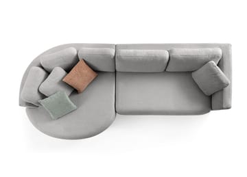 Venezia Hörnsoffa 310x75x105 cm - Grå - Möbler - Soffa - Hörnsoffa