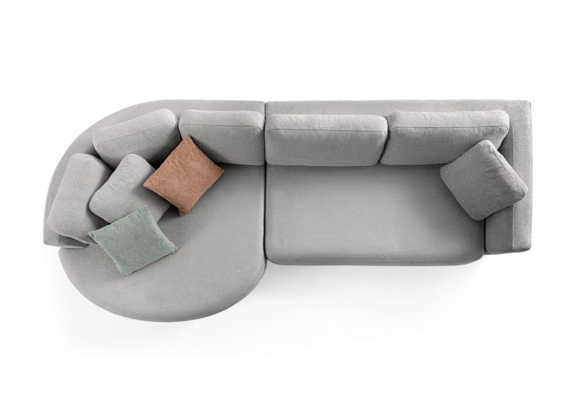 Venezia Hörnsoffa 310x75x105 cm - Grå - Möbler - Soffa - Hörnsoffa