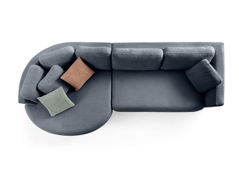Venezia Hörnsoffa 310x75x105 cm - Marinblå - Möbler - Soffa - Hörnsoffa