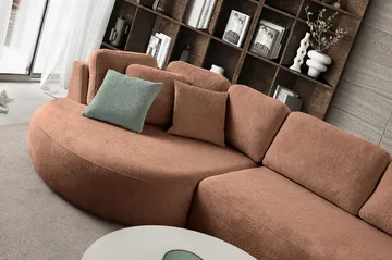 Venezia Hörnsoffa 310x75x105 cm - Mink - Möbler - Soffa - Hörnsoffa