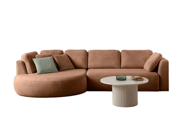 Venezia Hörnsoffa 310x75x105 cm - Mink - Möbler - Soffa - Hörnsoffa