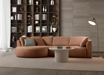 Venezia Hörnsoffa 310x75x105 cm - Mink - Möbler - Soffa - Hörnsoffa
