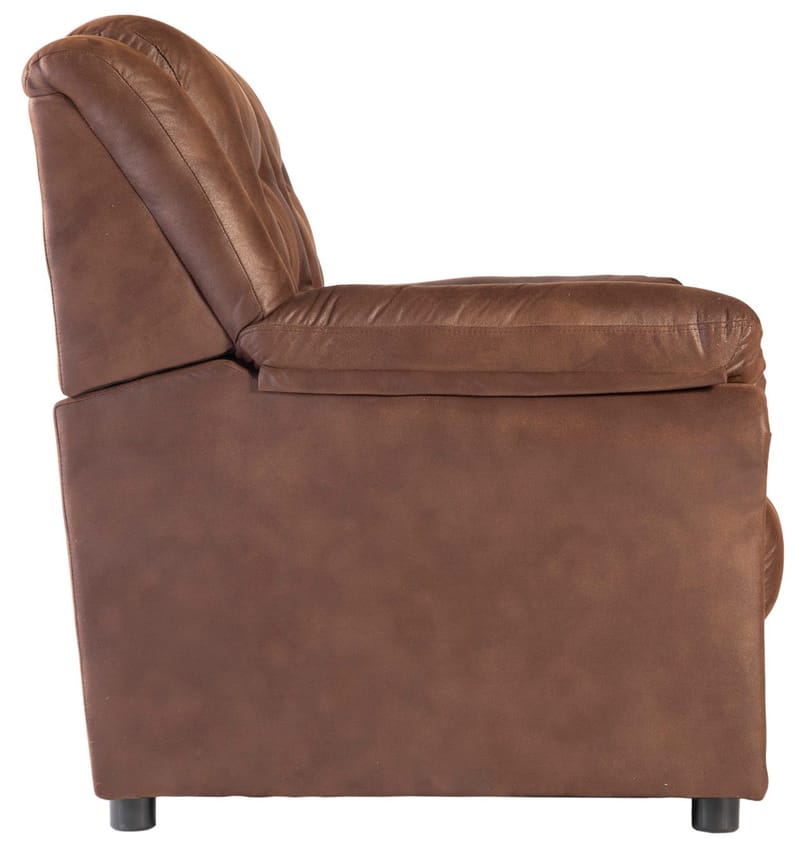 Vera 2-sits soffa i brunt microfiber - Brun - Möbler - Soffa - Skinnsoffor