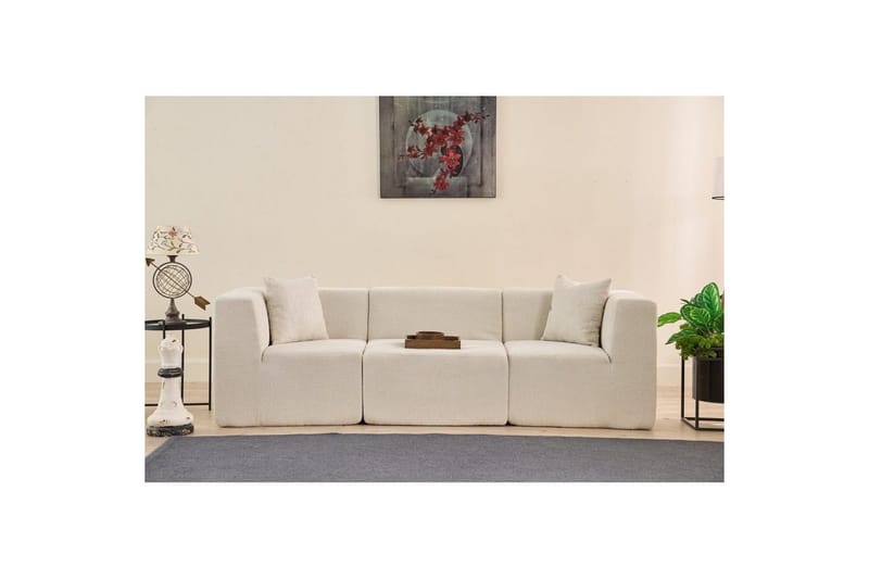 Veyno Soffa 3-sits - Cream - Möbler - Soffa - 3 sits soffa