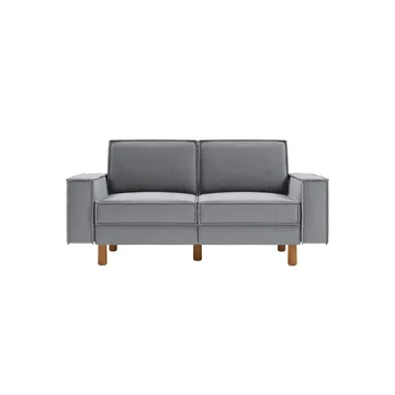 Vilsa 2-sits Soffa - Brun/Grå - Möbler - Soffa - Sammetssoffa