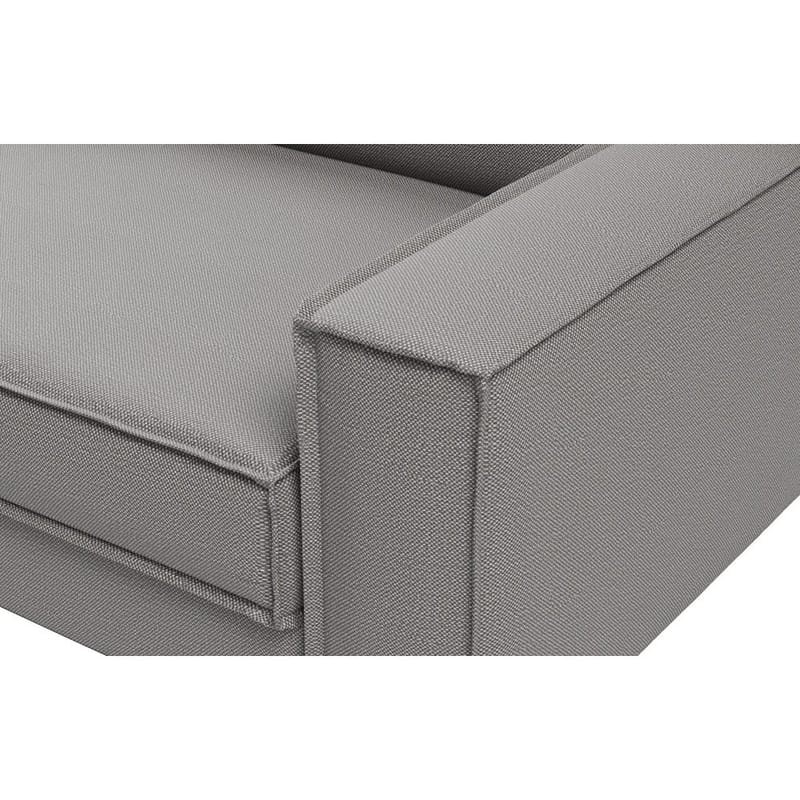 Vilsa 3-sits Mjuk Djup Soffa i Linne - Brun|Svart - Möbler - Soffa - 3 sits soffa