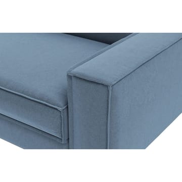 Vilsa 3-sits Mjuk Djup Soffa i Tyg - Brun|Blå - Möbler - Soffa - Sammetssoffa