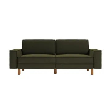 Vilsa 3-sits Soffa - Brun/Grön - Möbler - Soffa - Sammetssoffa