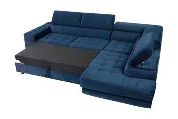 Warwick Bäddsoffa m. Schäslong 3-sits - Brun - Möbler - Soffa - Bäddsoffa