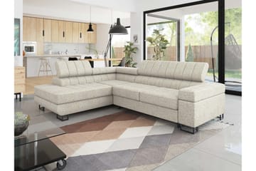 Warwick Bäddsoffa med Schäslong 3-sits - Beige - Möbler - Soffa - Bäddsoffa