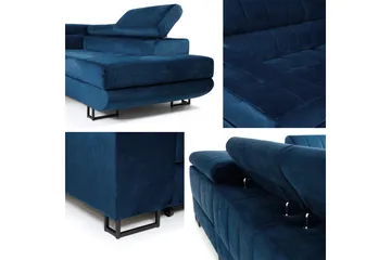 Warwick Bäddsoffa med Schäslong 3-sits - Brun - Möbler - Soffa - Bäddsoffa