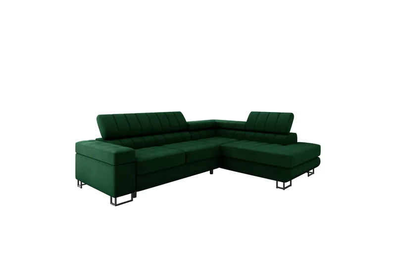 Warwick Bäddsoffa med Schäslong 3-sits - Grön - Möbler - Soffa - Bäddsoffa