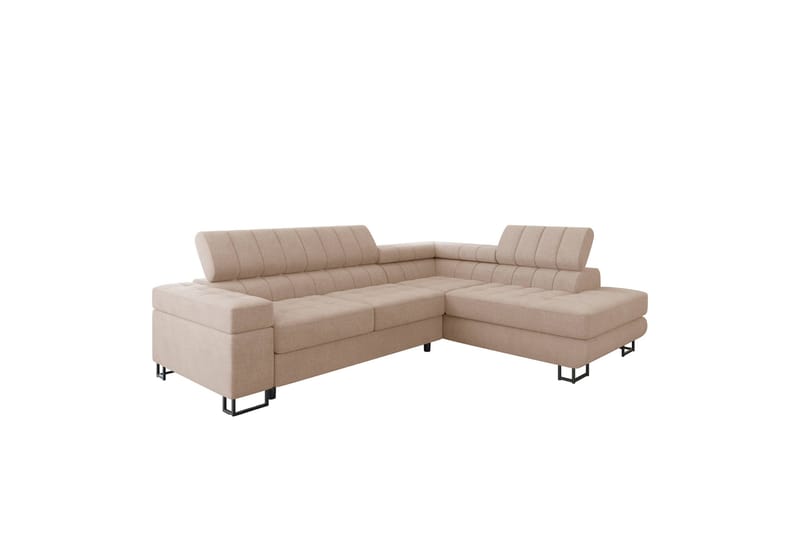 Warwick Bäddsoffa med Schäslong 3-sits, Rosa