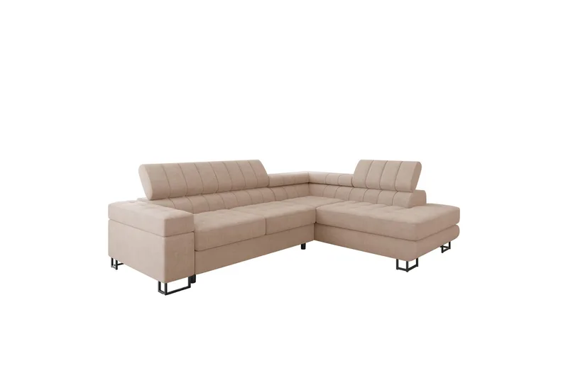Warwick Bäddsoffa med Schäslong 3-sits - Rosa - Möbler - Soffa - Bäddsoffa