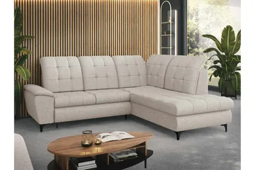 Widald Bäddsoffa med Schäslong 3-sits - Beige - Möbler - Soffa - Bäddsoffa