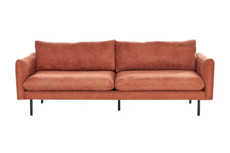 Woodal Soffa 3-sits, Brun/Svart