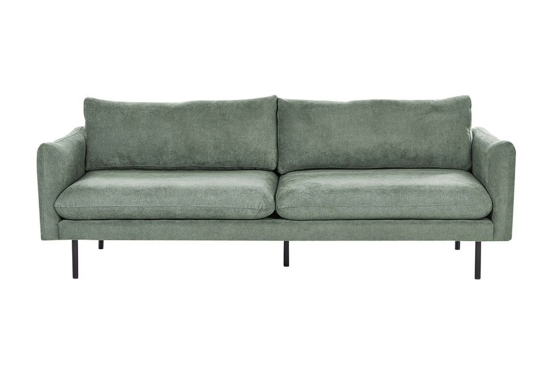 Woodal Soffa 3-sits Grön/Svart - Möbler - Trademax