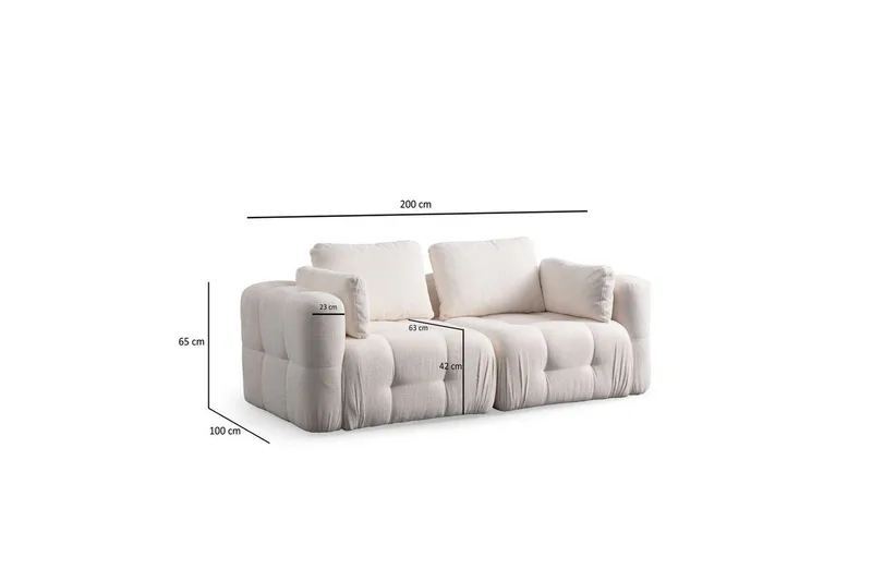 Yvara Soffa 2-sits - Beige - Möbler - Soffa - 2 sits soffa