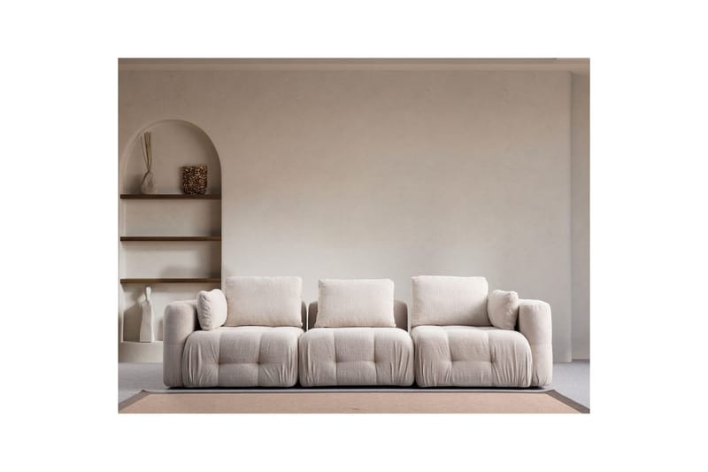 Yvara Soffa 3-sits - Beige - Möbler - Soffa - 3 sits soffa