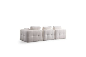 Yvara Soffa 3-sits - Vit - Möbler - Soffa - Modulsoffor - Komplett modulsoffa