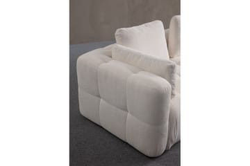 Yvara Soffa 3-sits - Vit - Möbler - Soffa - Modulsoffor - Komplett modulsoffa