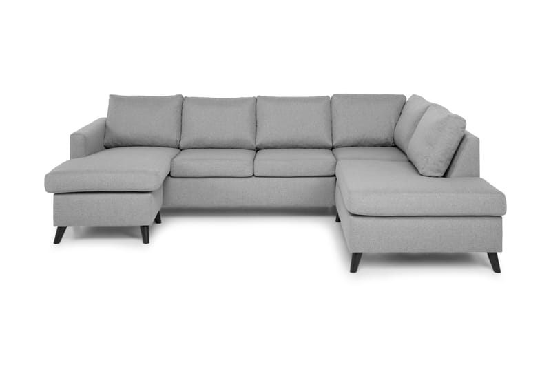 Zero U-soffa med Divan Vänster - Ljusgrå - U-soffa