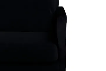 Zoom 3-sits Soffa i Sammet - Svart - Möbler - Soffa - Sammetssoffa