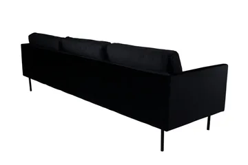Zoom 3-sits Soffa i Sammet - Svart - Möbler - Soffa - Sammetssoffa