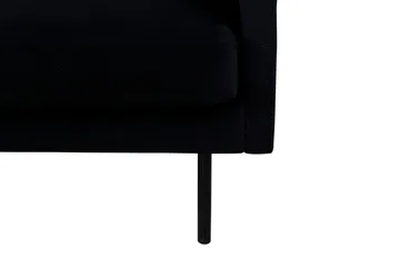 Zoom 3-sits Soffa i Sammet - Svart - Möbler - Soffa - Sammetssoffa