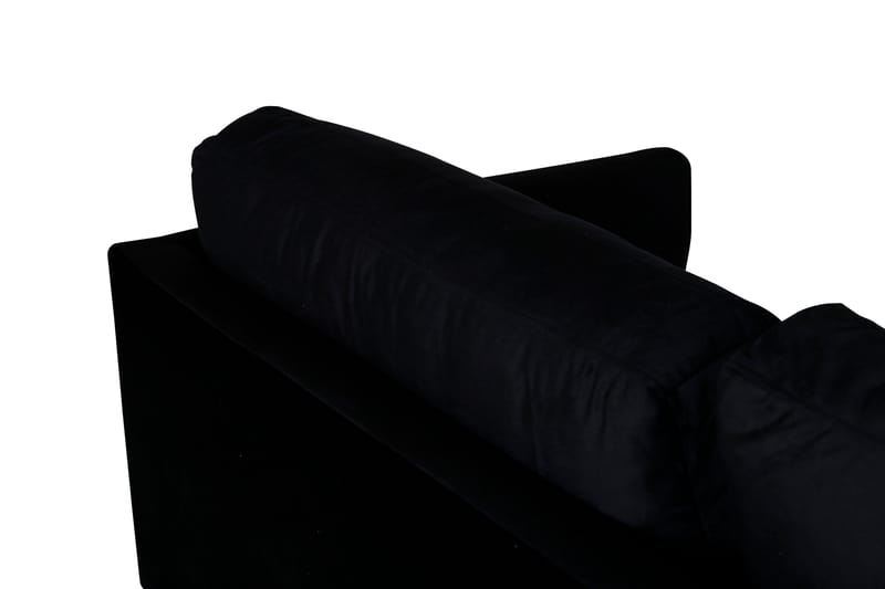 Zoom 3-sits Soffa i Sammet - Svart - Möbler - Soffa - Sammetssoffa