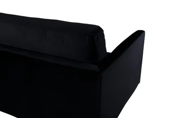 Zoom 3-sits Soffa i Sammet - Svart - Möbler - Soffa - Sammetssoffa