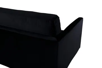 Zoom 3-sits Djup Soffa 262 cm i Sammet - Svart - Möbler - Soffa - 3 sits soffa