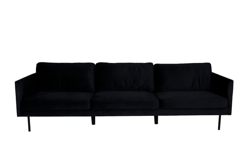 Zoom 3-sits soffa, Svart