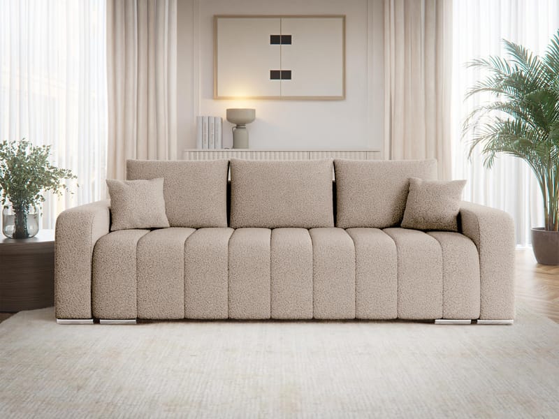 Zulueta 3-sits Bäddsoffa - beige - Möbler - Soffa - Bäddsoffa