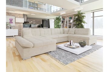 Zumar Soffa med Divan och Schäslong 4-sits - Beige - Möbler - Soffa - U-soffa