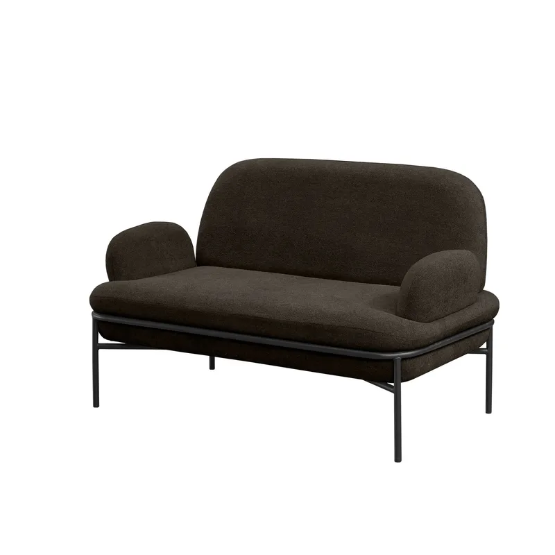 Zyricus 2-sits Soffa Teddy, Antracit