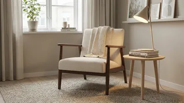 Ängsbro Fåtölj Tyg - Beige - Möbler - Stolar & fåtöljer - Fåtölj