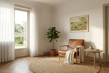 Ängsbro Fåtölj PU - Brun - Möbler - Stolar & fåtöljer - Fåtölj - Skinnfåtölj & läderfåtölj