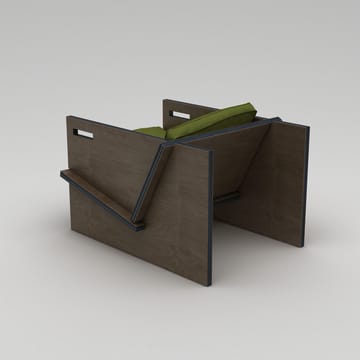 Öronlappsfåtölj Homitis Winner (74 x 57 x 92 cm) Grön - Svart och grön - Möbler - Stolar & fåtöljer - Fåtölj