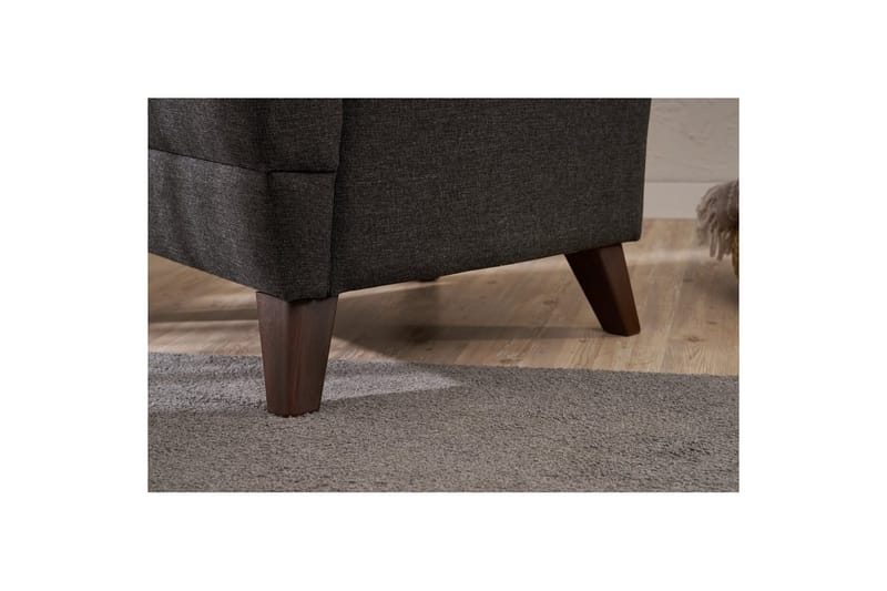 1-sits soffa Iroulport Antracit - Antracit - Möbler - Stolar & fåtöljer - Fåtölj