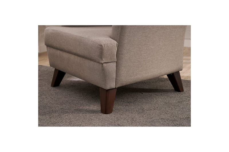 1-sits soffa Iroulport Beige - Beige - Möbler - Stolar & fåtöljer - Fåtölj