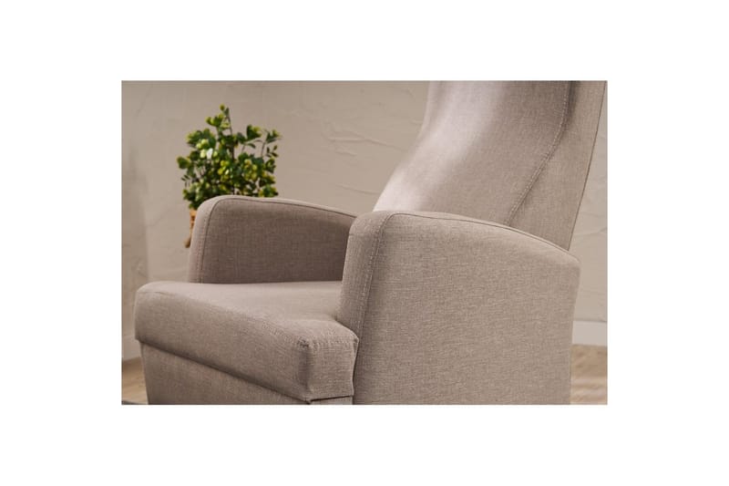 1-sits soffa Iroulport Beige - Beige - Möbler - Stolar & fåtöljer - Fåtölj