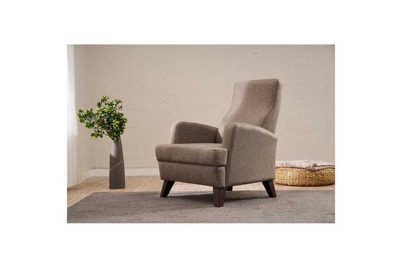 1-sits soffa Iroulport Brun - Brun - Möbler - Stolar & fåtöljer - Fåtölj