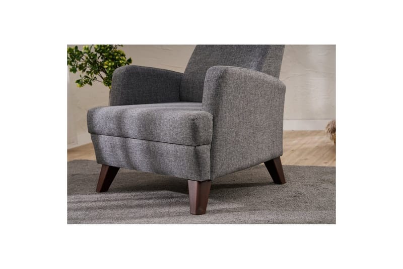 1-sits soffa Iroulport Grå - Grå - Möbler - Stolar & fåtöljer - Fåtölj